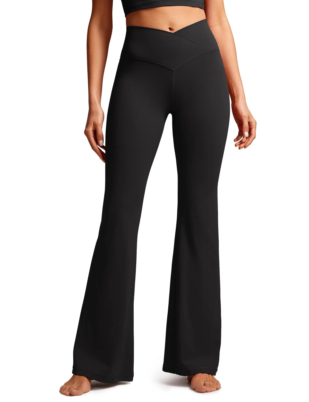 Rosa Crossover Flare Leggings