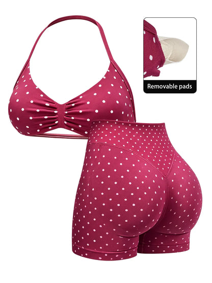 Lia Dot Biker Set